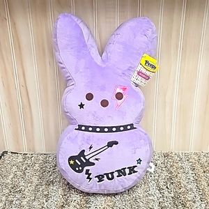 Peeps Plush Bunny • Purple •15" Tall • Embroidered • Emo • Rock • Punk • NWT